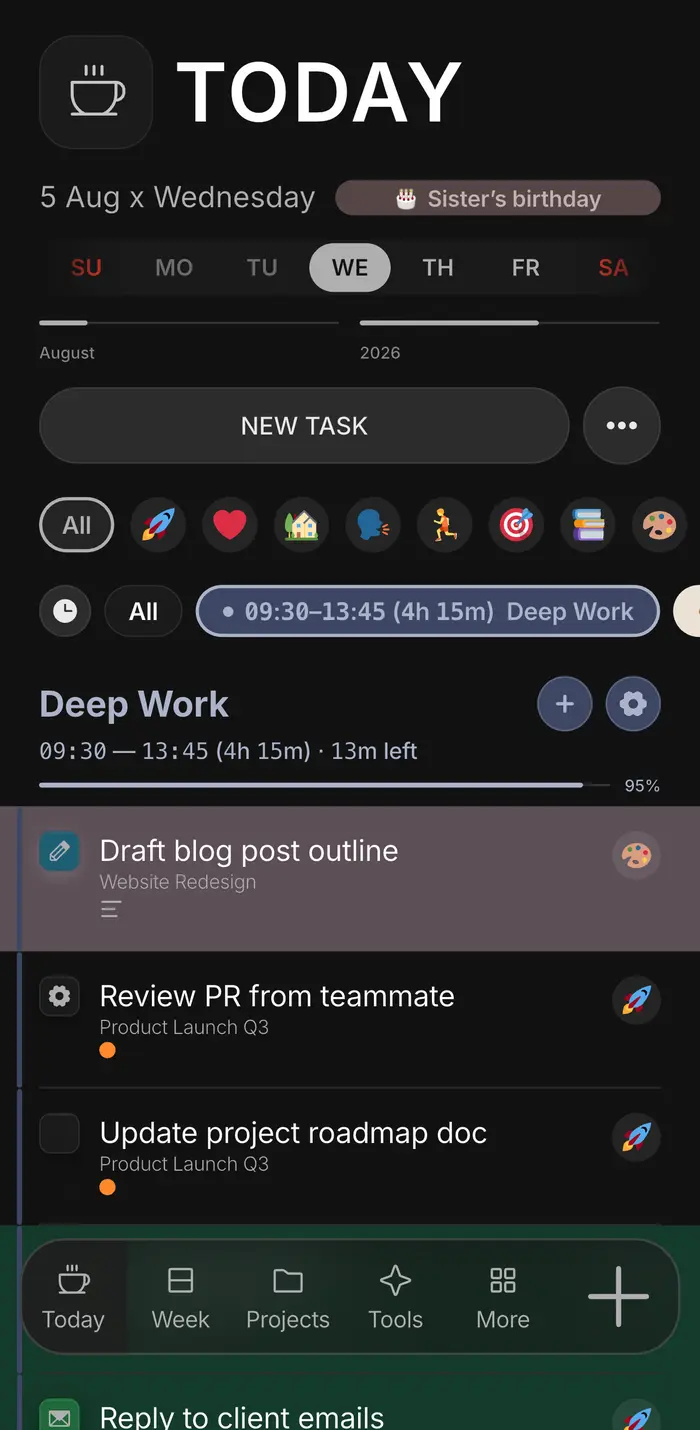Project Dark theme