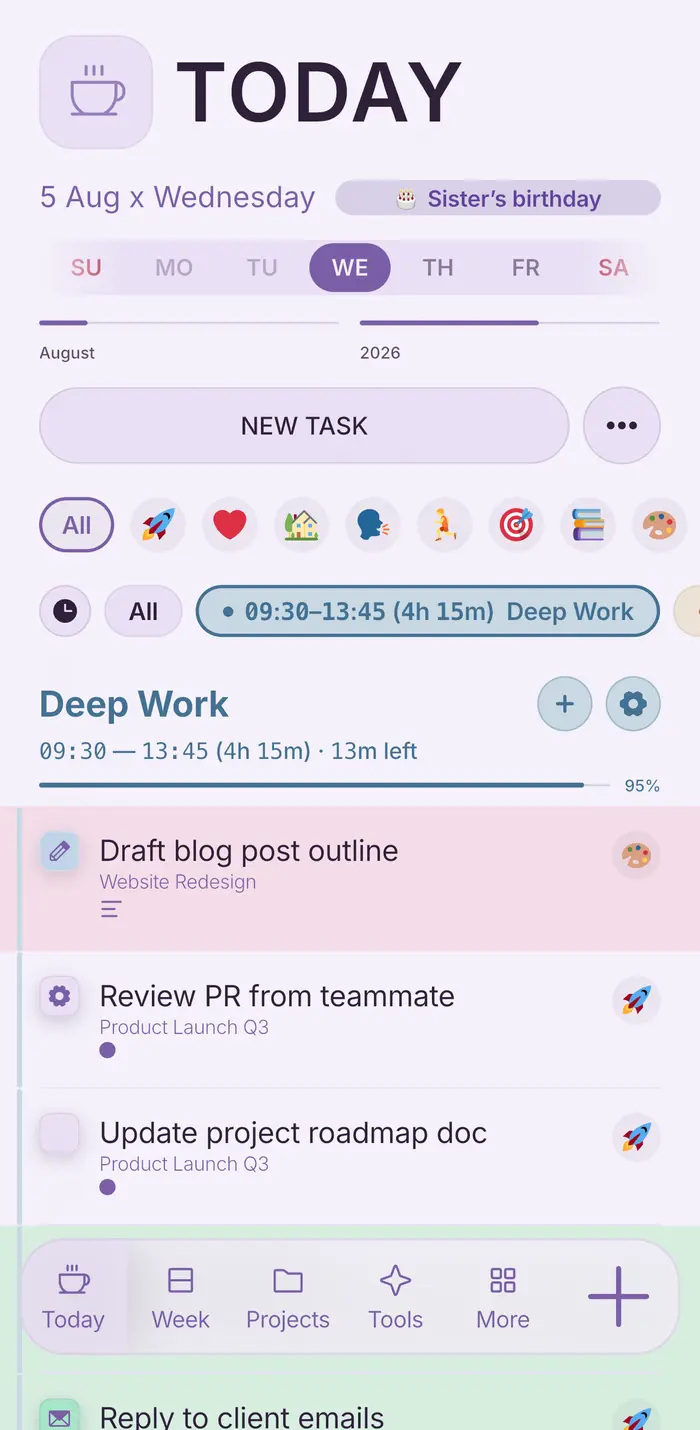 Project Lavender theme
