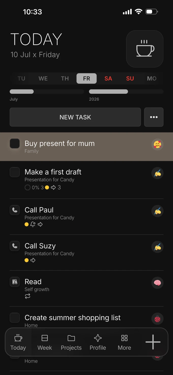 Project Dark theme
