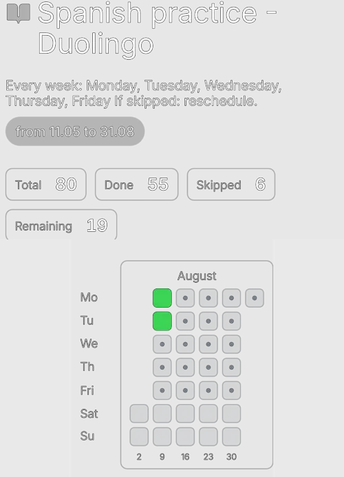 Recurring tasks and task templates in Project